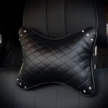 Car Headrest Cute Suede Car Neck Headrest Pillow