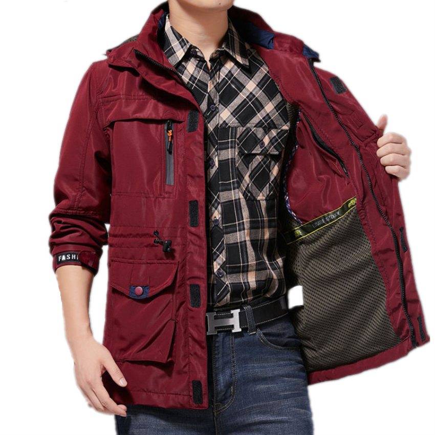 Trench-coat personnalisé automne et hiver pour hommes