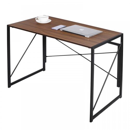 Office Folding Table Foldable Space Saving Computer Study Writing Table Manufactory