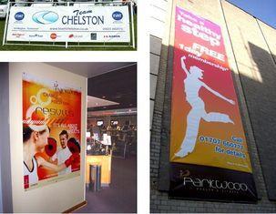 Single side glossy outdoorVinyl Banner Printing for adverti