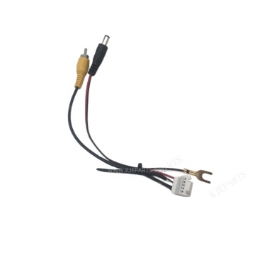 5Pin RCA Plug Cable Adapter for Car Audio Parking Reverse Wiring Harness