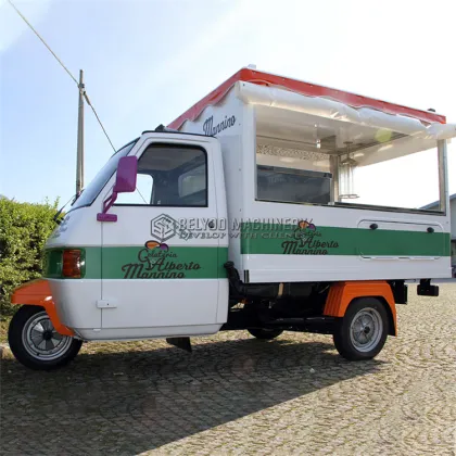 Belyoo Ape Piaggio Electric Tricycle Mobile Bar for Sale