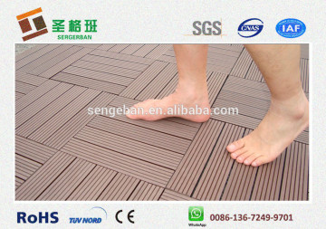 cheap composite wpc interlocking outdoor decking tiles
