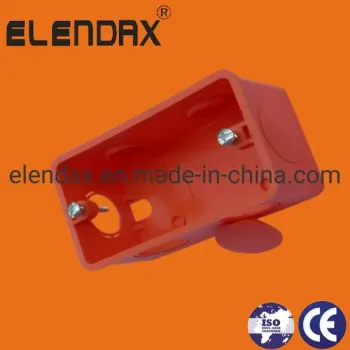 Utility Box: PVC, Orange, 4" X 2