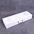 Luxury Rectangular White Gift Box with Metal Handle