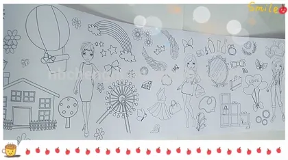 super style kids coloring toy unique jumbo roll coloring poster