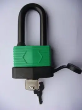 color waterproof steel laminated padlock