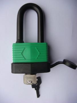 color waterproof steel laminated padlock