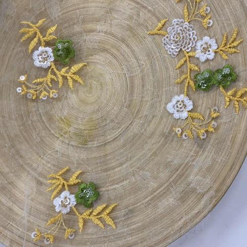 Elegant Fancy Sequins Embroidery Fabric
