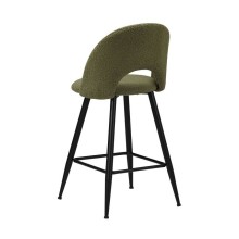 Swivel Bar Stools Classic Boucle and Metal Bar Chair Manufactory