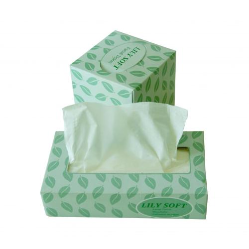 Facial Tissue Cube Box