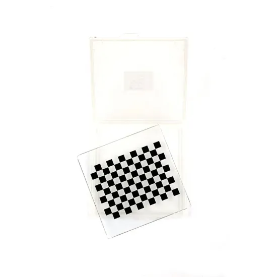 Hot Sale: Customized Industrial Image Inspection Chrome Slide Glass Calibration