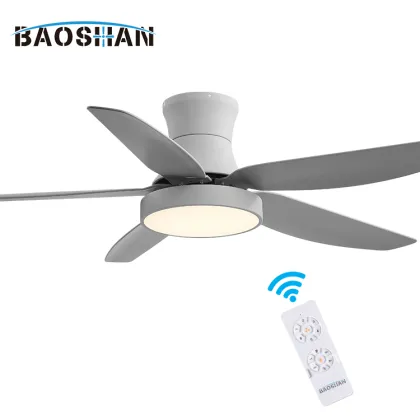 Copper Motor Modern Ceiling Fan Lights for Home Decoration