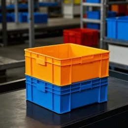 Customizable PP Turnover Box Solutions for Warehousing