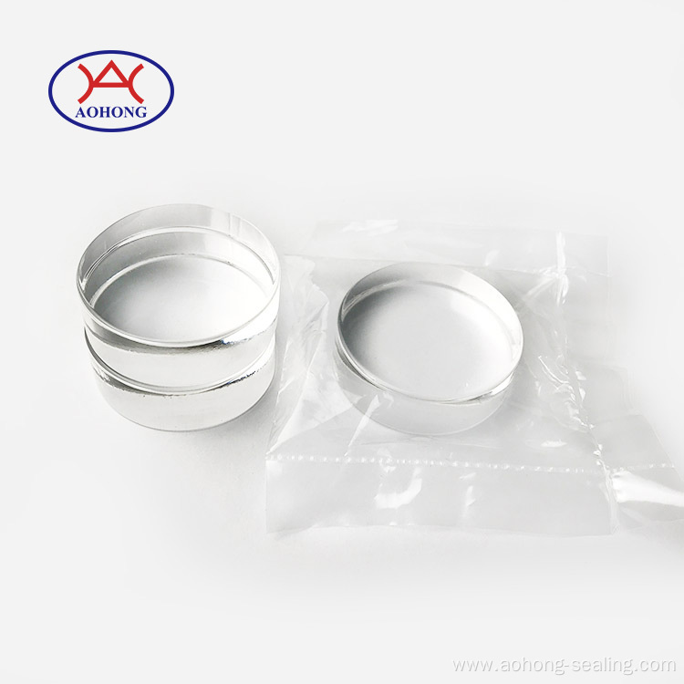 Customized Round Clear Transparent Quartz Glass Disc