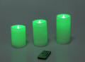 Μπαταρία που λειτουργούν με μπαταρία Ivory Real κερί κεριών LED κεριών