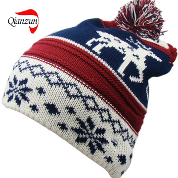 Jacquard Beanie Knitting Hat (LWC-413)
