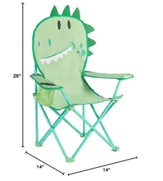 Folding Camping Heritage Kids Dinosaur Children Figural Camp Beach Chairs