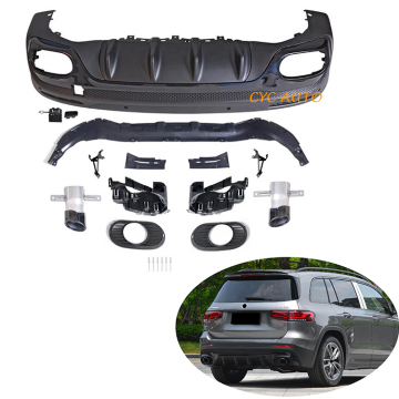 AMG-Stil Heck-Stoßstangen-Teile Upgrade-Diffusor für Mercedes Benz x247 2020-2021