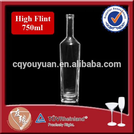 unique shaped clear 750ml glass wine bottles wholesale