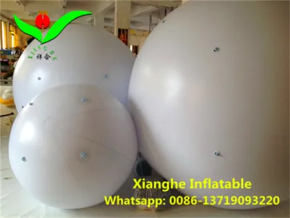 inflatable zeppelin helium white advertising balloon
