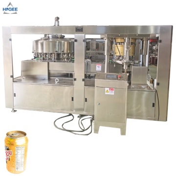 Automatic 500ml Coffee Beverage Filling and Sealing Machine for Aluminium Cans