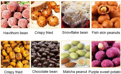 Sugar Coated Peanut Making Machine - Fried Flour-coated Peanut Coating Pan