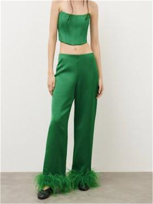 Feather Edge Long Pants Set