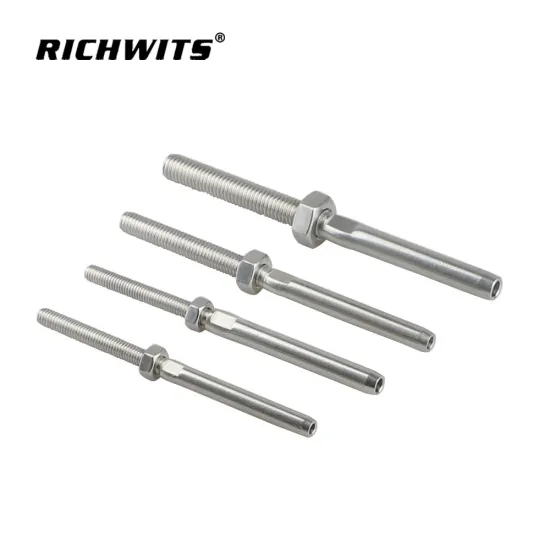 Stainless Steel Boat Accessories Marine Hardware swage stud terminal with nut european type