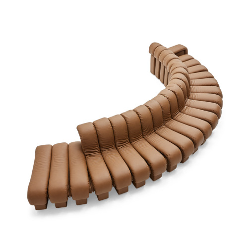 Brown Chaise Longues Fantastic Elegant Multiple Seats Practical Long Sofa Manufactory