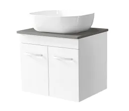 Modern bathroom cabinet sets with artificial quartz stone