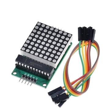 TZT MAX7219 ARDUINO के लिए डॉट मैट्रिक्स डिस्प्ले मॉड्यूल