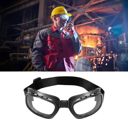 Foldable Vintage Motorcycle Glasses Windproof Goggles Ski Snowboard Glasses Off Road Racing Eyewear Dustproof Goggles