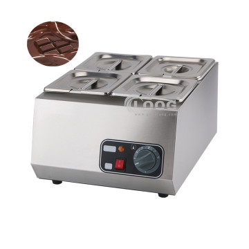 Factory Wholesale Commercial Tempering Machine Stainless Steel Chocolate Melting Pots (4 PCS)