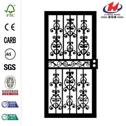 415 Series Black Idaho Security Door