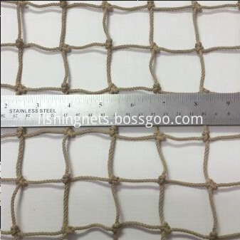 Hockey Safety Netting knotted 36-Desert Sand (Tan)