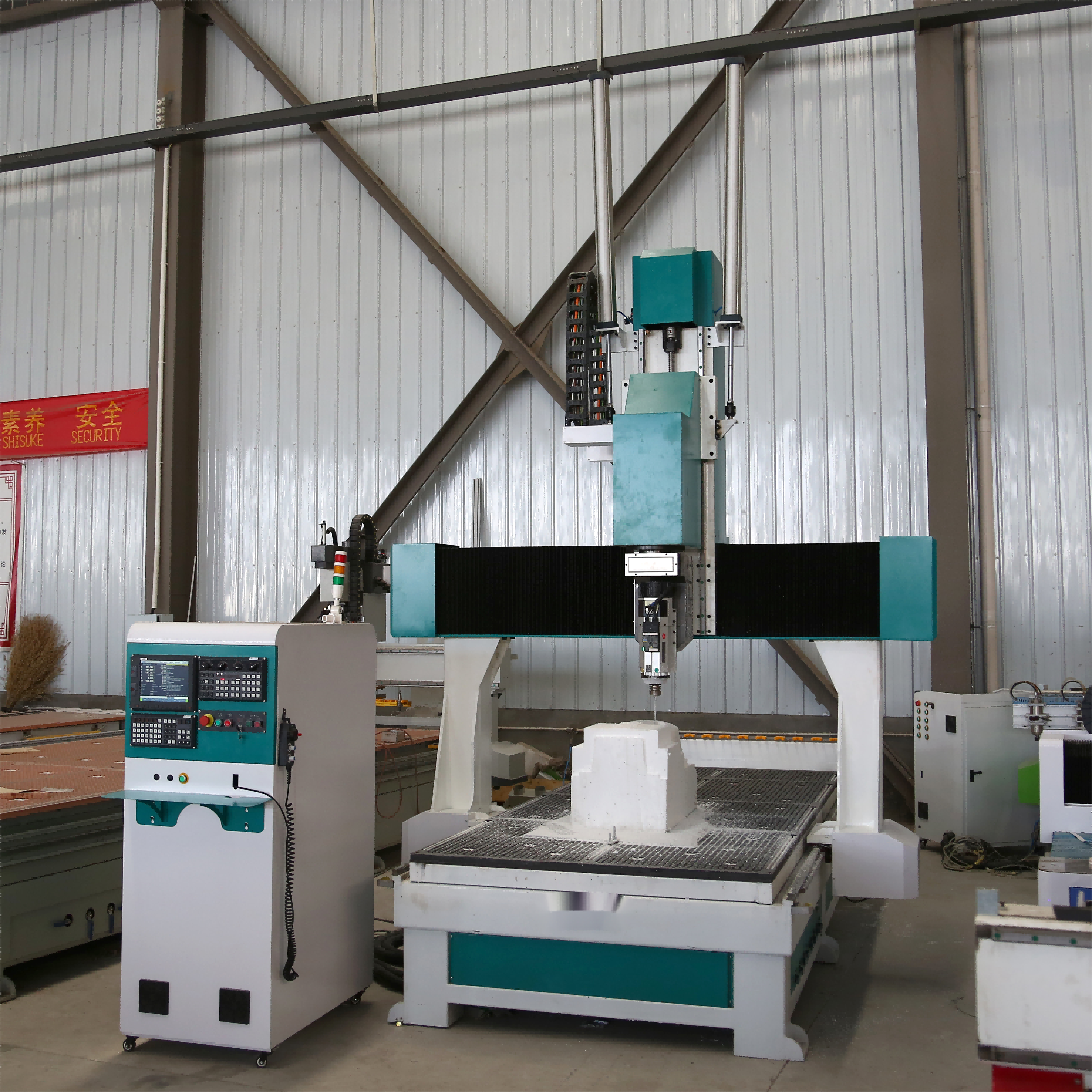 Rotating Spindle Machine 5 Axis Cnc Milling Machine With Ce Standard And 360 Degree Rotating ...