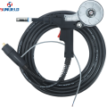 XL SP PRO AT250 স্পুল গান সামঞ্জস্যযোগ্য বর্তমান 10ft(3.0m) নেক রিমুভেবল টাইপ ইউরো কানেক্টর সহ