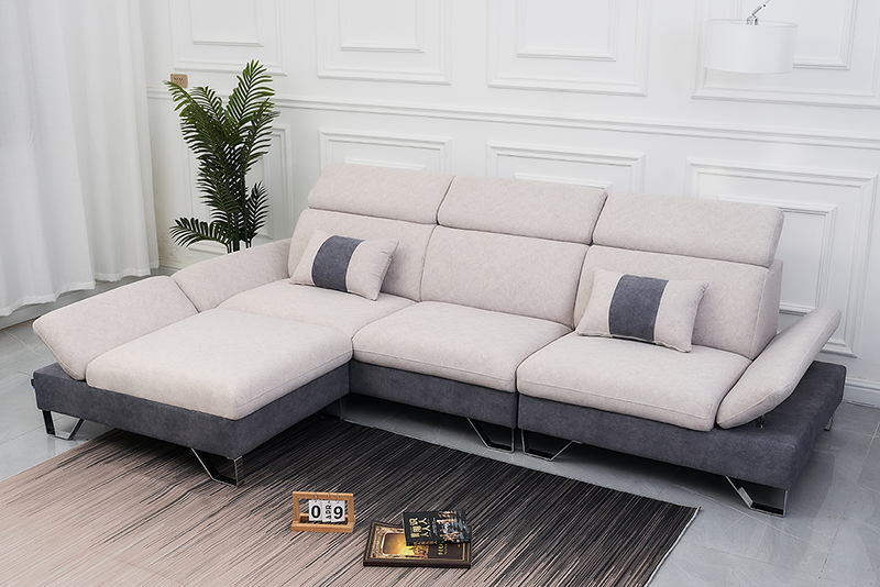 Comfortable 3 Seats Modern Fabric Sofa