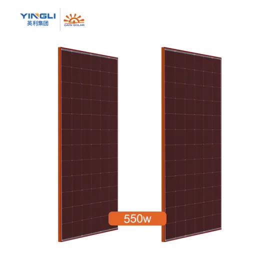YingLi Red Solar Lithium Battery Panels - Flexible Roof Tiles and Window Solar Modules (450W, 600W, 650W)