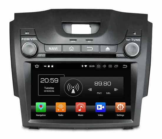 Oreo car autoradio for S10 D MAX 2017