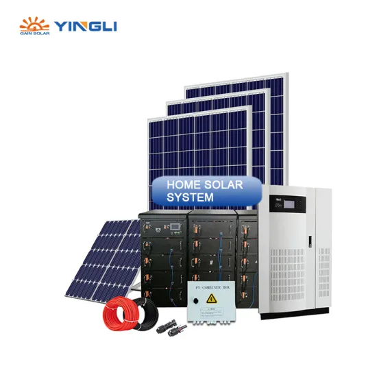 220V Household Hybrid Solar Power System with Lithium Battery Integration