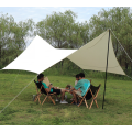 Hexagon sky curtain