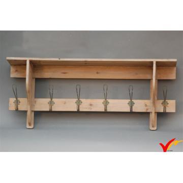 Vintage wooden clothes hook