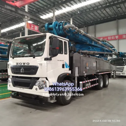 JIUHE Large China Factory Concrete Pump Truck Boom Pump for Sale