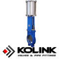 Pneumatic wafer type Knife Gate Valve