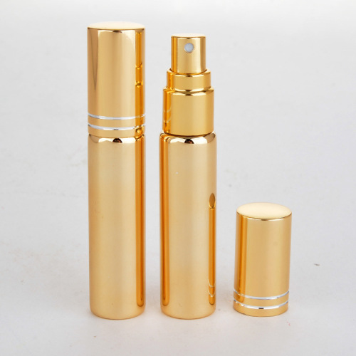 Glass tube aluminum spray perfume spray bottles