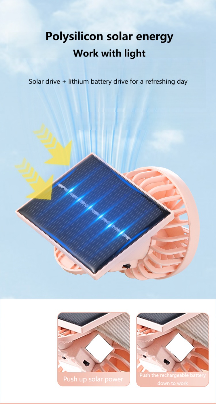 solar powered outdoor fan