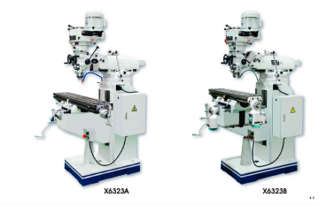 9"x49" bridge port type milling machine, turret milling machine