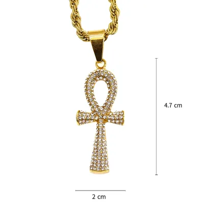 Anka Stainless Steel 18K Gold Plated Personalized Cross Pendant Necklace: The Ultimate Gift Jewelry